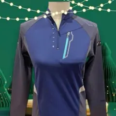 タグ付き✴️ミレーMILLET トレッキング ハーフジップシャツ 長袖M