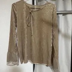新品未使用　タグなし　しまむら　ベロアカットソー