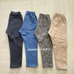 ユニクロ　ベビー　レギンス　100 まとめ売り　4点　①