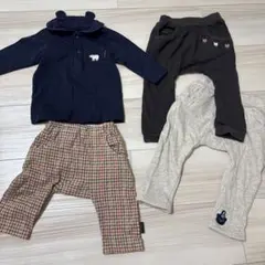 【美品】コンビミニ　上下セット　ズボン　70 80 まとめ売り