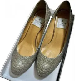 LANVIN en Bleu パーティーパンプス　22.5cmのサムネイル