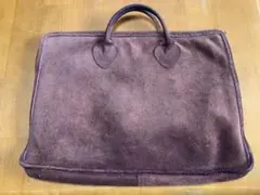 llbean suède leather briefcase エルエルビーン
