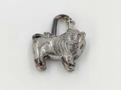 HERMES ライオン型キーホルダー 1997年製　カデナ　シルバー HERMES(エルメス) 1997年限定 lion cadena charm ライオン