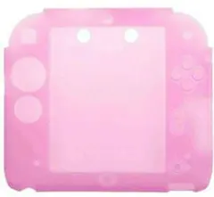 [新品未使用]ニンテンドー2DSシリコンカバーケース(ピンク)と液晶保護フィルム