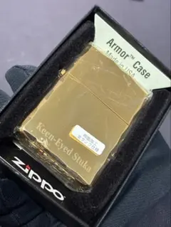 未使用 Zippo アーマー シャイニーカット 2012年製 センターマーク 