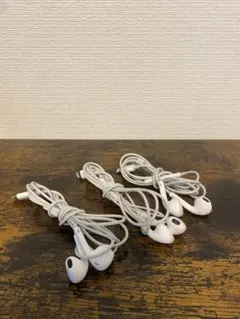 Appleホワイト有線イヤホン 3セット 3.5mmジャック