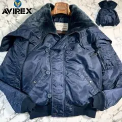 ⚠️専用⚠️(L) AVIREX フライトジャケット N-2B 短丈 ネイビー
