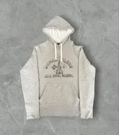 90s ラルフローレン navy パーカー サーマルフード 裏起毛 前Vパーカー