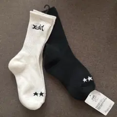 x-girl ソックス 白黒