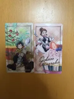 ヒロアカ　雄英高校オープンスクール　トレカ　緑谷　お茶子