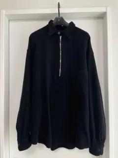 COMOLI 23SS カシミヤ和紙ハーフジップシャツ 3 - メルカリ