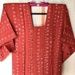 道行コート ⭐️ 正絹　梅花柄　 身丈83 [未使用]のサムネイル