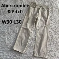 アバクロ　Abercrombie&Fitch ダメージ　デニム　W30 L30