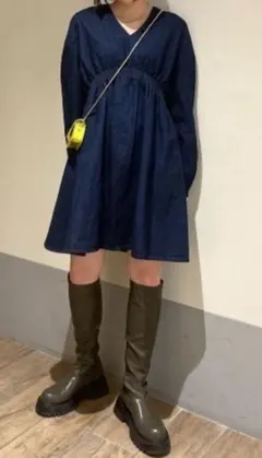 【新品】MOUSSY デニムワンピース