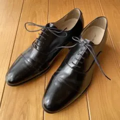 ブラックレザー ドレスシューズ centimeter 4