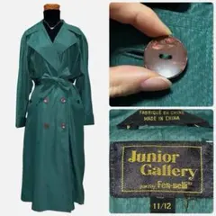 Junior Gallery グリーン トレンチコート 11/12