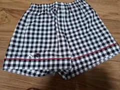 ファミリア　ギンガムチェックショートパンツ90cm