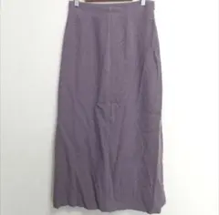 【pierre cardin】ロングスカート(М)ストレート 麻混 レディースのサムネイル