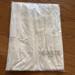 Vassaretteレナウンスリップ インナー ホワイト系 上品レース新品未使用のサムネイル