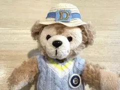 ディズニー ダッフィー ぬいぐるみバッジ コスチューム付き 帽子付き