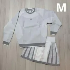 新品 アディダス セットアップ プライムニット モックネック プリーツスカート