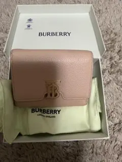Burberry TBロゴ レザー 長財布 ピンク - メルカリ
