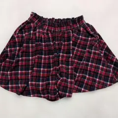 【レディース服】ショートパンツ　キュロット　チェック柄　Мサイズ