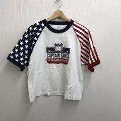 CAPTAIN SANTA 半袖Tシャツ 星条旗柄 Mサイズのサムネイル