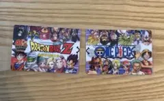 ジャンプ40周年 ドラゴンボール×ワンピース カード 悟空＆ルフィ 2枚