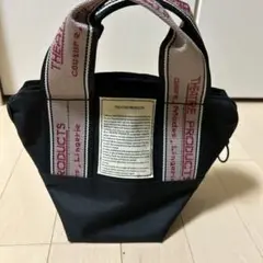 美品　THEATRE PRODUCTS ミニトートバッグ　ポーチバッグ　黒