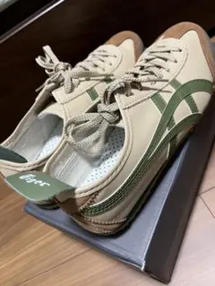 Onitsuka Tiger Mexico66sdベージュ/グリーン スニーカー