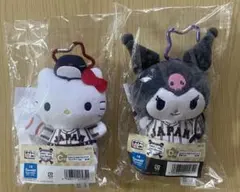 【一番くじ新品未開封】侍ジャパンサンリオカラビナ付きマスコットキティクロミセット