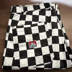 BEN DAVIS チェック柄 イージーパンツ XL