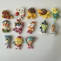 アンパンマンキャラクター マグネット くっつくんです 13個セット レトロ