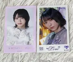 LOVE イコラブ 野口衣織 佐々木舞香 ミニフォト 絶対アイドル辞めない