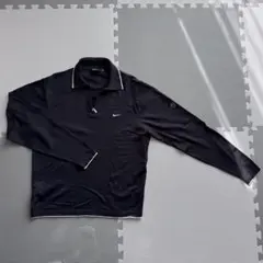 Nike ブラック 長袖ポロシャツ　メンズ　サイズM ゴルフウェア