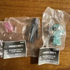 Minecraft フィギュア スティーブ エンダーマン ガチャガチャ マイクラ