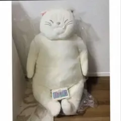 新品未開封タグ付 ジブリパーク ムタさん 特大ぬいぐるみ 猫の恩返し
