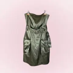 【美品】EVRIS サテンベアミニワンピースのサムネイル