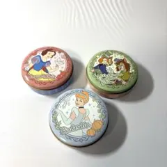 ディズニー 缶 プチキャン 白雪姫 シンデレラ ピノキオ 3点セット