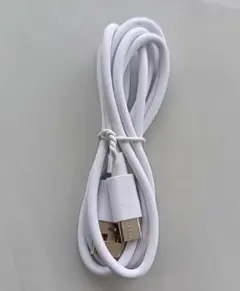 USB-A to USB-C ホワイトケーブル