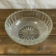 プレスガラス皿 糸永新太郎 明治ガラス 大正ガラス 大正ロマン - メルカリ