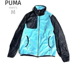 美品PUMAプーマナイロンジャケットスポーツジャンバー防寒ベンチコートメンズMのサムネイル