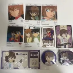 名探偵コナン 灰原哀カード 缶バッジ アクリルキーホルダーまとめ売り