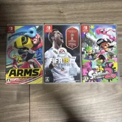 Nintendo Switch ソフト ARMS FIFA18 スプラトゥーン2のサムネイル