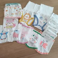 赤ちゃん 腹巻き 10枚 + 臍帯セット 9個