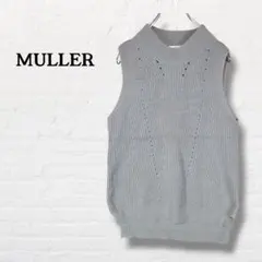 muller☆ハイネック ニットベスト【F】カーキのサムネイル