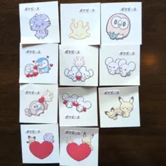 ポケジェニック クリアカード 全種コンプリート 9枚セット ポケモン