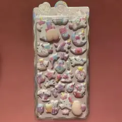 おしりぷにぷにシール　3D立体シール「ユニコーン」「パンダ」