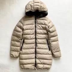 【極美品】DUVETICA ロングダウンコート フーディ ベージュ 40 スリム